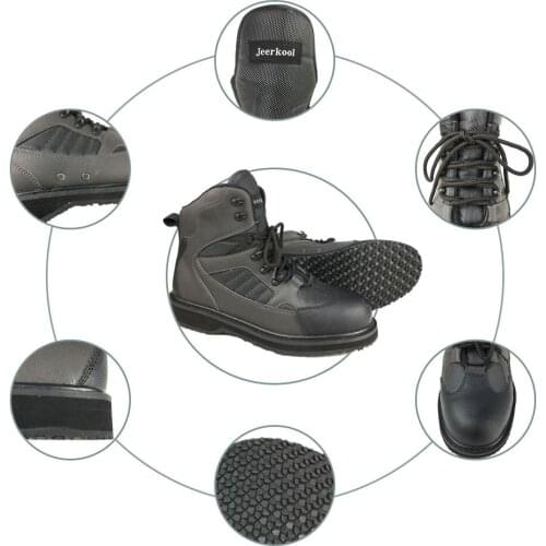 Waders Fishing Boots Shoes Breathable Upstream Shoes Outdoor Anti-slip Fly Fishing Waders Rubber Sole Sea Rock fishing Fish Boot