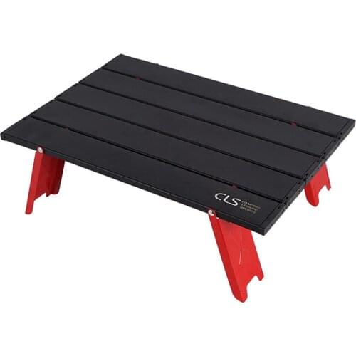 Outdoor Folding Camping Table Portable Ultralight Aluminum Outdoor Picnic Beach Table with Carry Bag