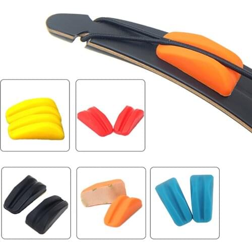 2Pcs Silicone Rubber Limb Tip Stabilizer for Recurve Bow Hunting Shooting Archery Accessories