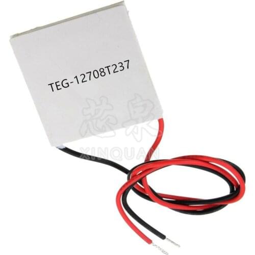 Thermoelectric Generator TEG-12708T237 40mm*40mm Ceramic Piezoelectric Heat-resistant Energy Circulating Sheet
