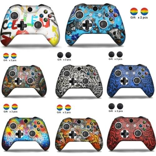 For Xbox One Slim Joystick Soft Silicone Protective Controller Cover for XBox One X S Camouflage Cover Grips Caps