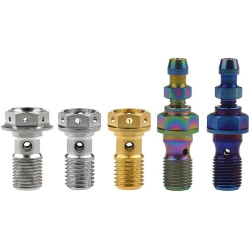 Xingxi Titanium Alloy Bolts of Motorcycle Brake Caliper Tubing Screw M10 P1.0 1.25 for Ducati KTM