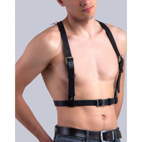 Adults Fetish Gay Bdsm BondageLeather Men Harness Belts Men Straps Body Chest Suspenders Sword Belt Man Harness Garter