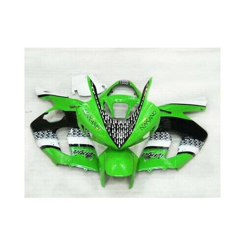 Wotefusi Racing Bodywork Fairing ABS Injection Molding For 2003 2004 Ninja ZX 6R (KH)