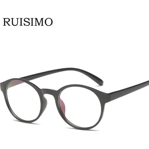 RUISIMO Women men Round Glasses frame Female Brand Designer gafas De Sol Spectacle eyeglasses eyewear Glasses for women men