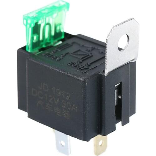 4 Pin 30A Waterproof Car Relay Automotive Relays Mayitr Normally Open DC 12V Relay For Head Light Air Conditioner