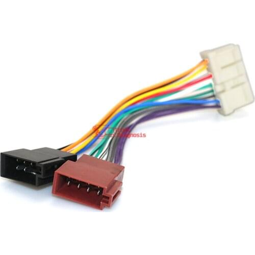 12-118 ISO Radio Adapter for NISSAN 1999+ (select models) Wiring Harness Connector Lead Loom Cable Plug