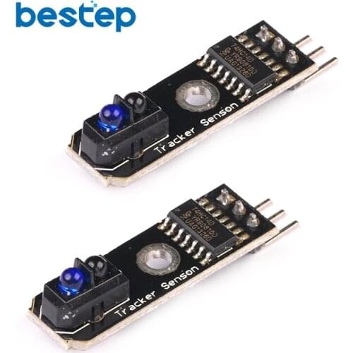2PCS IR Infrared Line Track Follower Sensor TCRT5000 Obstacle Avoidanc Module For AVR ARM PIC DC