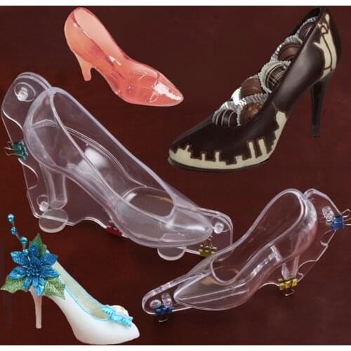 3D Cake Decorating Mold Tools High Heel Shoe Shape Chocolate Candy Sugar Paste Mould DIY Pastry Baking Tools Kitchen Accessories
