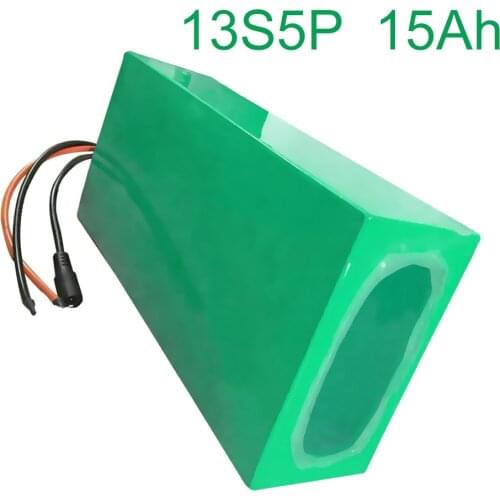 48V 15Ah 13S5P 18650 Li-ion Battery Pack E-Bike Ebike electric bicycle 250*115*70mm Accept customization