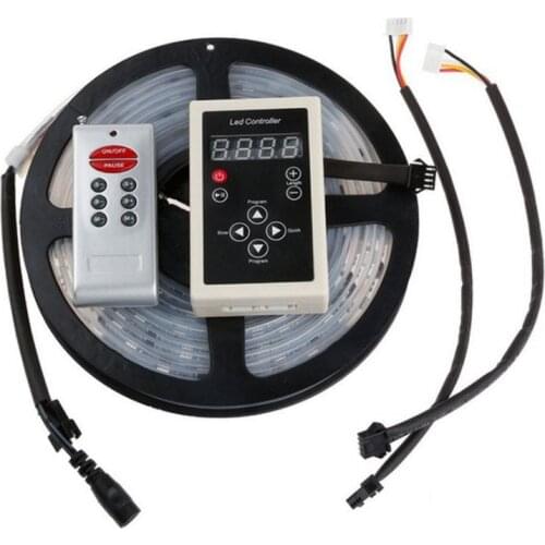 5m/pcs 6803 IC 5050 digital RGB Strip150LED IP67 tube waterproof dream magic color 12V Led Strip30LED/m