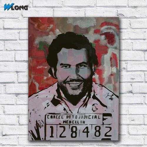 Large Size Printing Abstract Pablo Escobar Art Picture Home Decor Living Room Modern Canvas Print Paintings no frame
