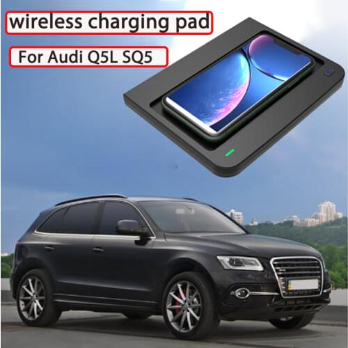 Car Wireless Charger for Audi Q5L SQ5 2017-2021 QI Wireless Charger Board Fast Charging Adapter Auto Accessories