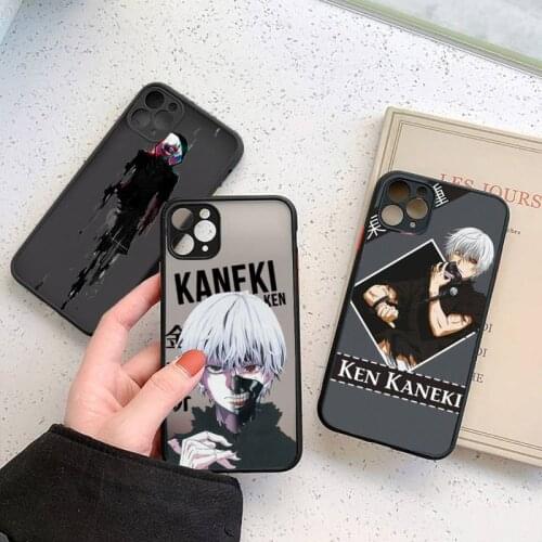 Anime Tokyo Ghouls terror horror Phone Case For iPhone 12 11 Mini Pro XR XS Max 7 8 Plus X Matte transparent cover