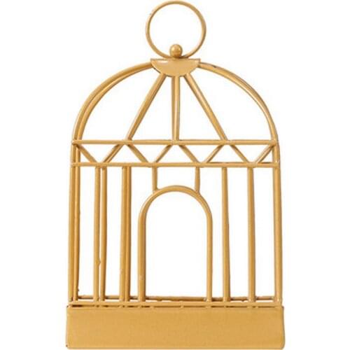 Nordic Gold Birdcage Mosquito Coil Holder Summer Days Iron Mosquito Repellent Incense Rack Plate Home Decoration