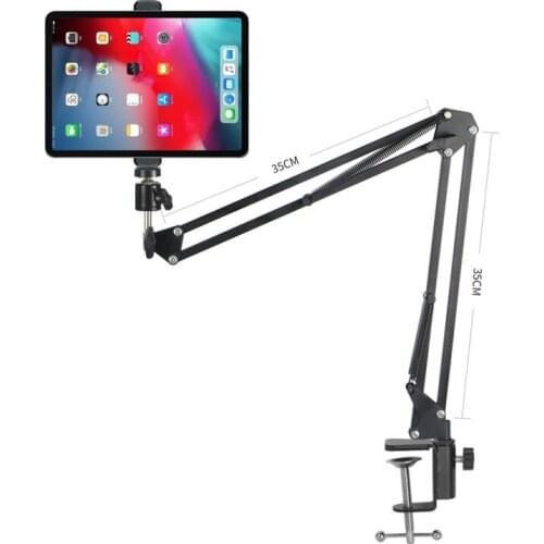 360 Degree Long Arm Tablet Holder Stand For 3.5 to 10.6inch Tablet Smartphone Bed Desktop Lazy Holder Bracket Support For iPad