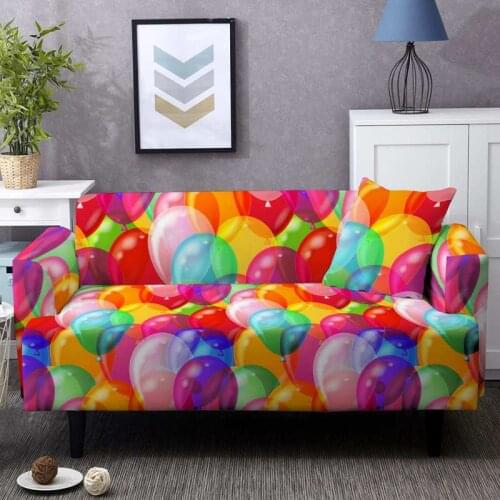New Fashion 1/2/3/4 Seater Cartoons Print Elastic Sofa Seat Cover Protector Washable Furniture Slipcover