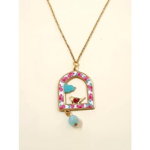 Ebrişem Iran Enamel Work Pendants