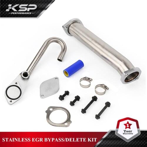 ESPEEDER EGR Delete Kit EGR Valve Kit For Ford F250 F350 F450 F550 V8 6.0L Powerstroke Diesel EGR Removal Kits