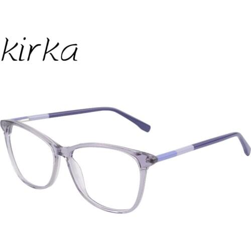 Kirka Women Acetate Handmade Vintage Retro Myopia Glasses Frame Female Elegant Eyewear Frames Optical Glasses Frame for Woman
