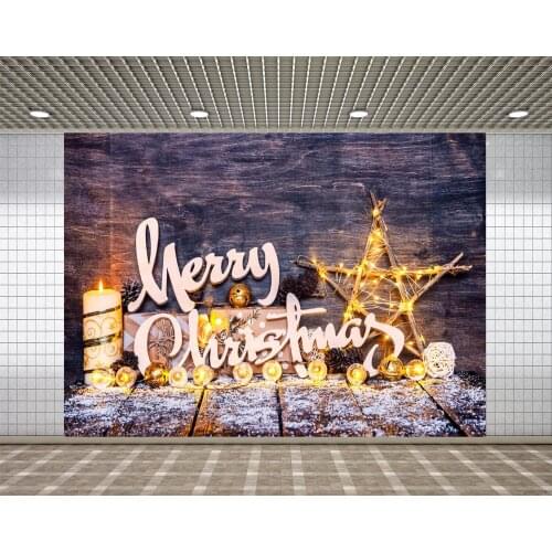 Lyavshi Christmas stars backdrop Xmas photo background baby kids photo booth props snowflake wood wall picture studio decor