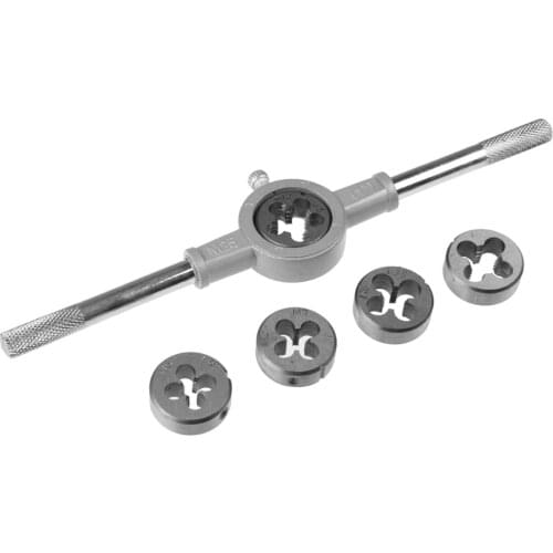 Multi-function Screw Tap Die Set External Thread Cutting Tapping Hand Screwdriver Metric Tap Mold Tool Multi-function Tool