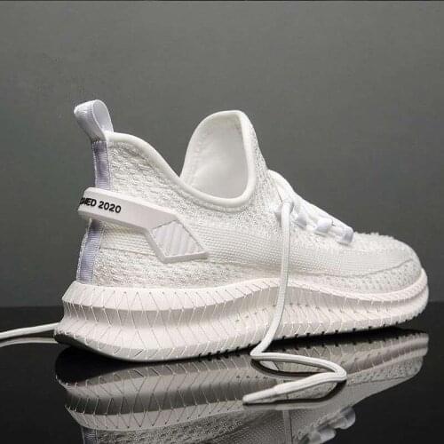 YSHUNIJ 2021 Mens Shoes Summer Casual Shoes Mens Trend Joker Sports Shoes Mens Shoes Fly Woven Breathable Mesh Shoes