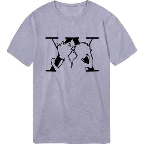 HUNTERXHUNTER Hip Hop Mans T-shirts O-Neck Oversize Tshirts Male Cosplay Tees Tops Vintage Outdoor Loose Fit Homme Camiaetas