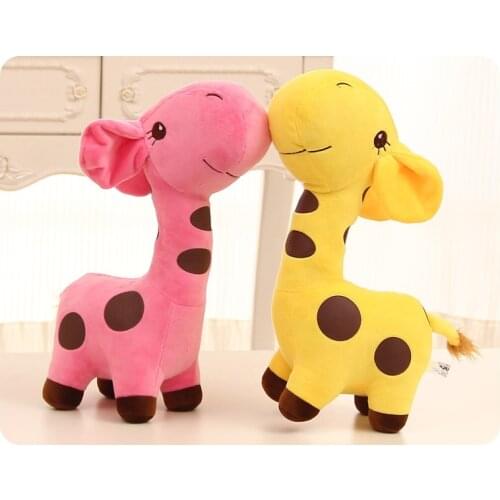 18cm Unisex Cute Gift Plush Giraffe Soft Toy Animal Dear doll Baby Kid Child Christmas Birthday Happy Colorful Gifts
