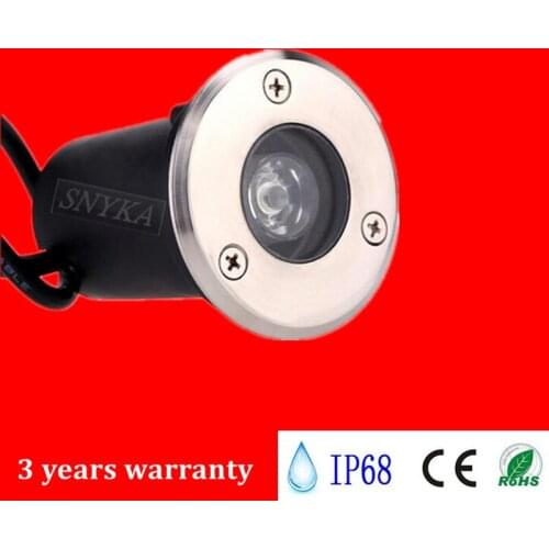 NEW IP68 AC85~265V/12V 1W 3W LED Underground Light, LED Deck Light, LED Inground Light Warm White/White/Red/Gree/Blue/RGB