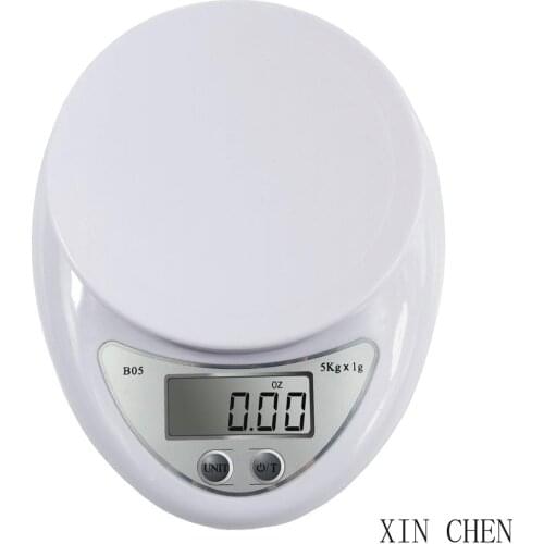 5kg/1g Portable Digital Scale LED Electronic Scales Postal Food Measuring Weight Kitchen Precision mini electronic scaleLED