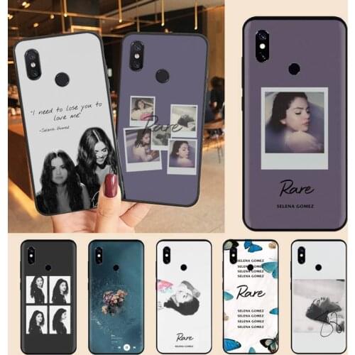 Selena Gomez - Rare famous singer Phone Case For Xiaomi Redmi note 7 8 9 t max3 s 10 pro lite Luxury brand shell funda coque