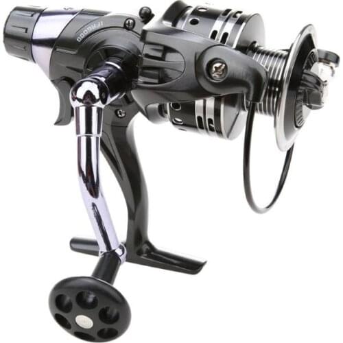 Aluminum Alloy Fishing Reel 11+1BB Dual Brake System Bait Casting Fishing Reel for Carp Sea Fishing With Fishing Aalarm