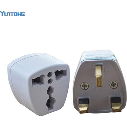 Universal Travel Power Plug Adapter EU EURO AU US to UK Adaptor Converter AC Power Plug Adaptor Connector 1000pcs/lot