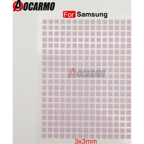 Aocarmo 3x3mm Water Damage Label Warranty Indicator Sensors Repair Waterproof Sticker Adhesive For Samsung Galaxy Note