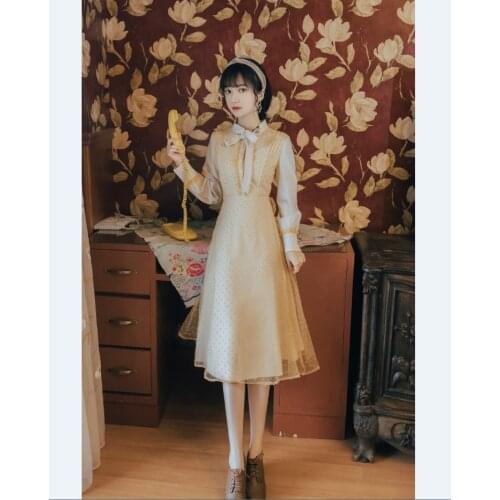 2020 new fashion womens clothing Stand Full Vintage dresses dress women