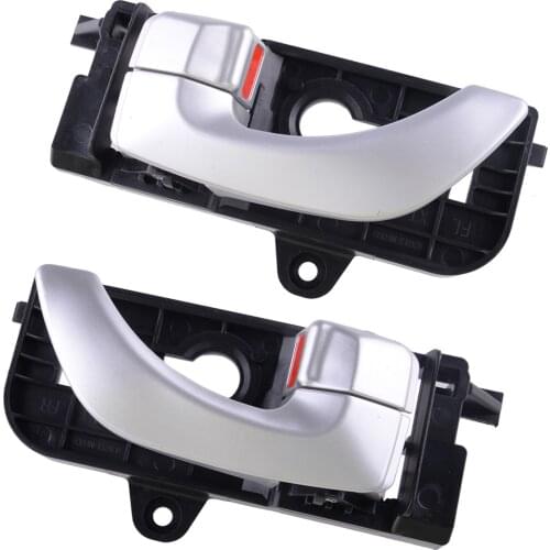 1 Pair Front Inside Silver Door Handle 826203K020 Fit For Hyundai Sonata 2006 2007 2008 826103K020
