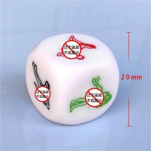 1 Pcs Funny Sex Dice Pose Flirting Sex Luminous Dice Adult Supplies Sex Toys Erotic Craps Toy For Couples Games