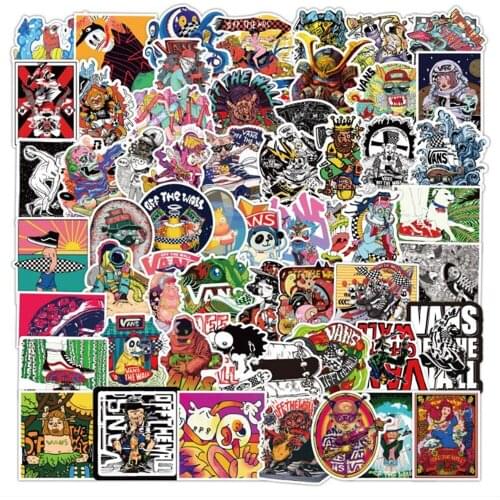 10/30/50PCS Cartoon Tide Brand Diary Waterproof Graffiti Suitcase Skateboard Guitar Toy Decoration Sticker Wholesale