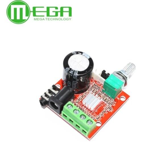 10pcs/lot 12V Mini Hi-Fi PAM8610 Audio Stereo Amplifier Board 2X10W Dual Channel D Class Lowest Price
