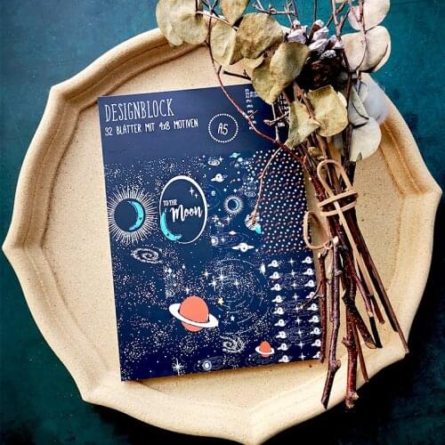 32sheets Mysterious Galaxies Scrapbook paper origami Paper Pack for Background Planner/Card Making/Journaling Project/Home Deco