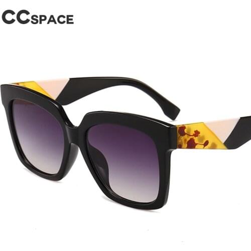 46025 Luxury Square Medusa Sunglasses Men Women Shades Trending Styles CCSPACE Vintage Brand Glasses Fashion Male Female Oculos