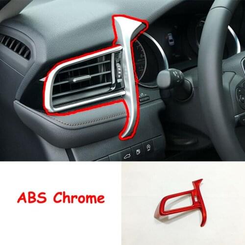 ABS Plastic For Toyota Camry 2018 2019 2020 Car Master driver left air outlet Cover Trim Car styling LHD accessories 1pcs