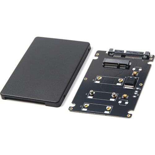 Mini Pcie mSATA Adapter SSD To SATA3 2.5 inch Adapter Card With Case SATA Adapter Stock With Screws