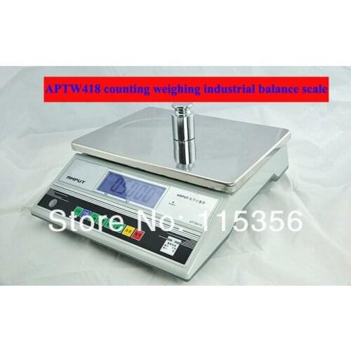 Free shipping digital kitchen scale 30KG x 1 g APTW418 RS232 Port data Print industrial balance weighing counting scale