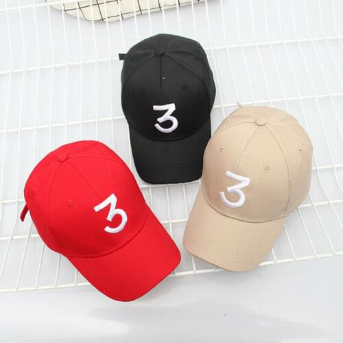 Tide Snapback Caps Popular Chance The Rapper 3 Baseball Cap Hip Hop Letter Hats Mens Womens Visor Anti-UV Sunhat Adjustable Size