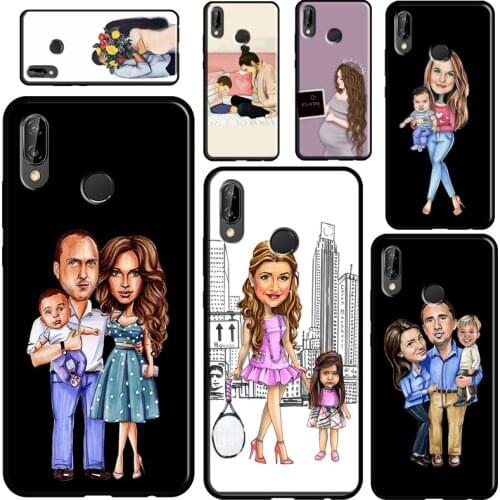 Baby Mom Fashion Girl For Huawei Nova 5T Mate 20 Lite P Smart 2019 2021 Case For Huawei P30 P40 Lite P10 P20 Pro