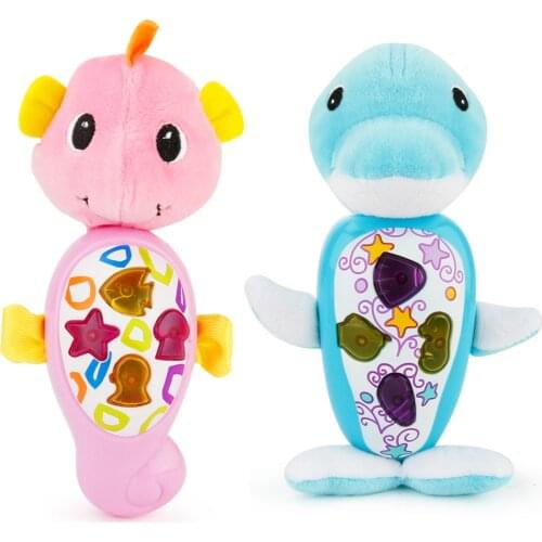 Baby Toys 0-12 Months Baby Music Toys Educational Flashing Dolphin Toys For Babies r Brinquedos Para Bebe Oyuncak