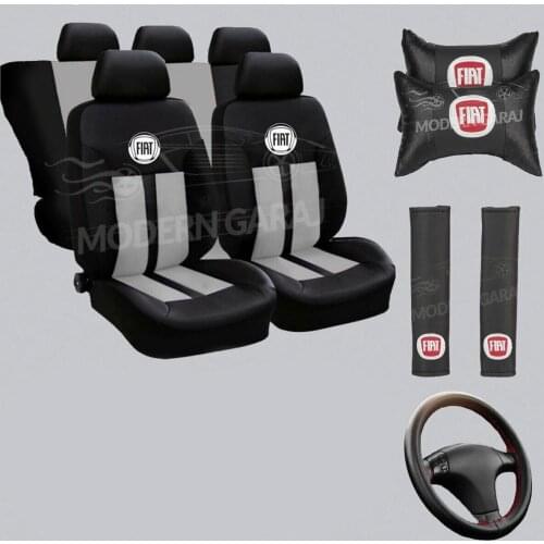 For Fiat Seat Cover egea linea punto bravo palio Fiat Neck Pad Fiat Belt Pad Fiat Columned Steering Wheel Cover