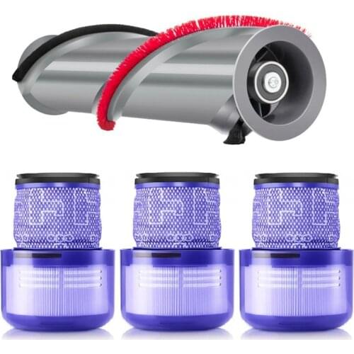 HEPA V11 Vacuum Filters Roll Brush for Dyson Cordless Vacuum V11, V11 Torque Drive, Part No. 970013-02